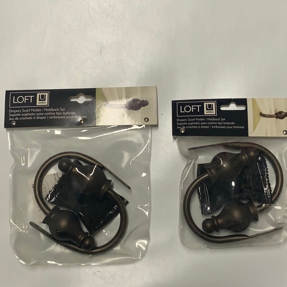 Umbra Curtain Holdbacks, 2 sets - Picture 1 of 3